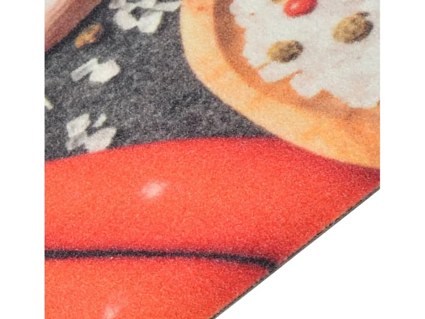 Alfombra de cocina lavable terciopelo dibujo verduras 60x180 cm ES301434