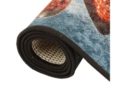 Alfombra de cocina lavable antideslizante multicolor 60x180 cm