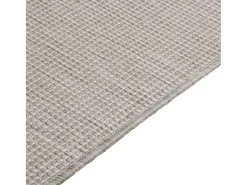 Alfombra de exterior de tejido plano 140x200 cm color topo