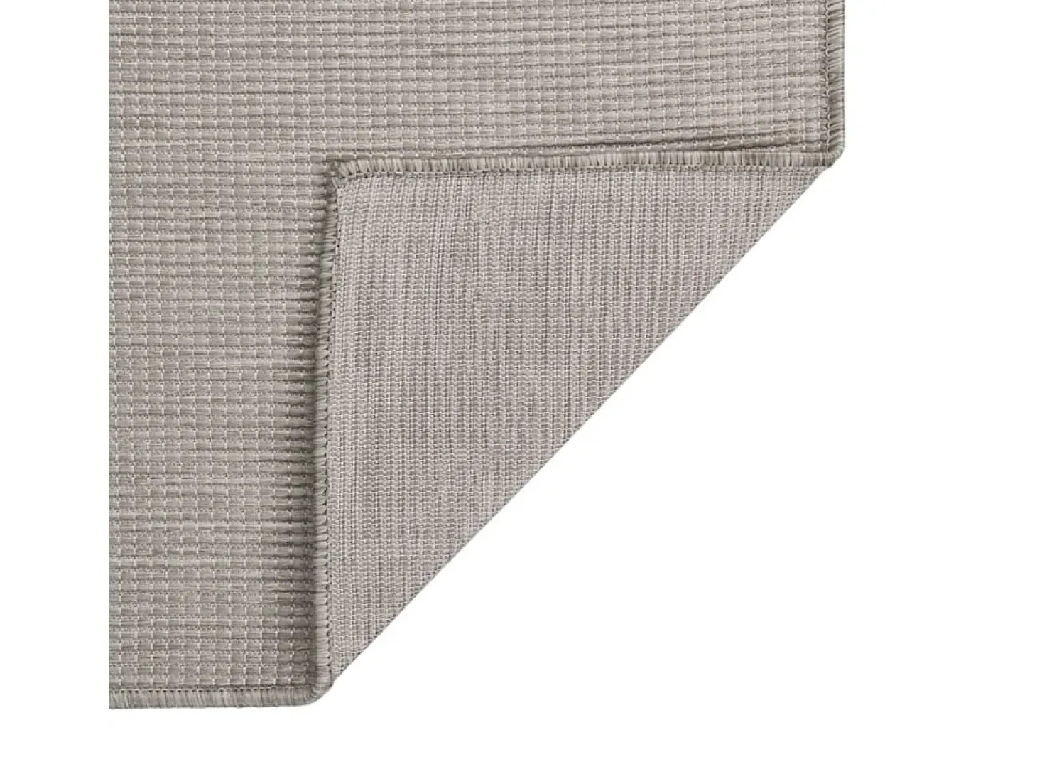 Alfombra de exterior de tejido plano 120x170 cm Taupe
