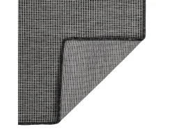 Alfombra de exterior de tejido plano 160x230 cm Gris