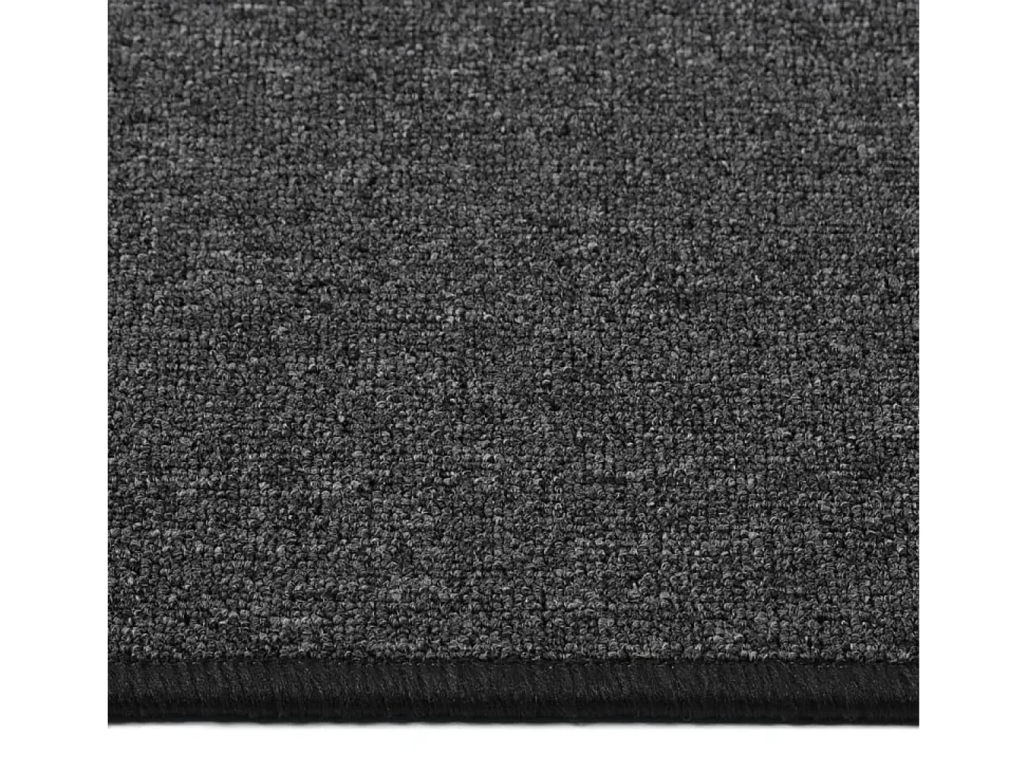 Alfombra de pasillo antracita 80x250 cm
