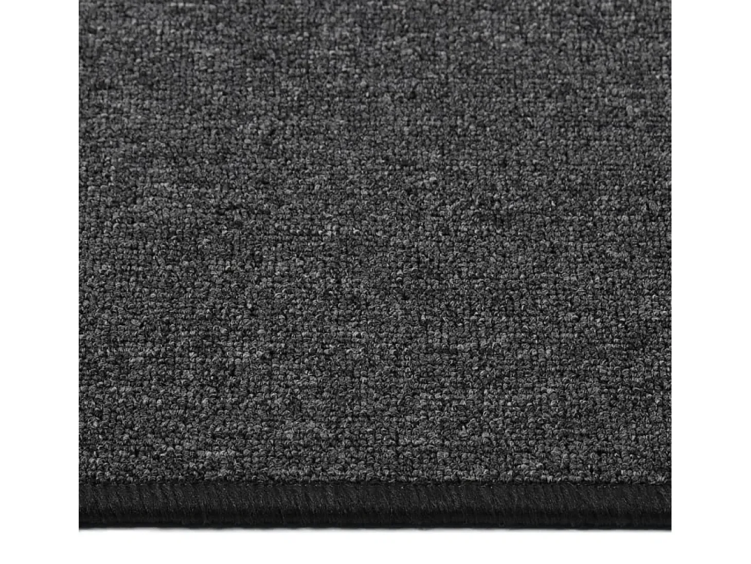 Alfombra de pasillo antracita 50x200 cm