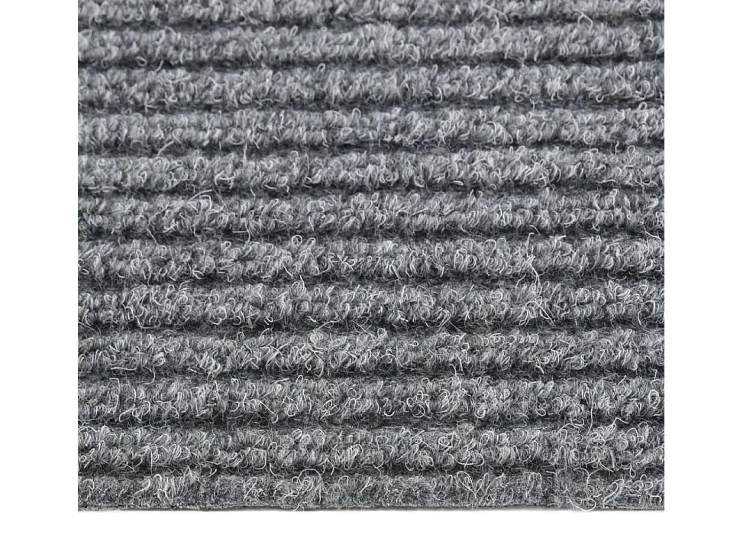 Alfombra de pasillo atrapa suciedad 100x300 cm gris