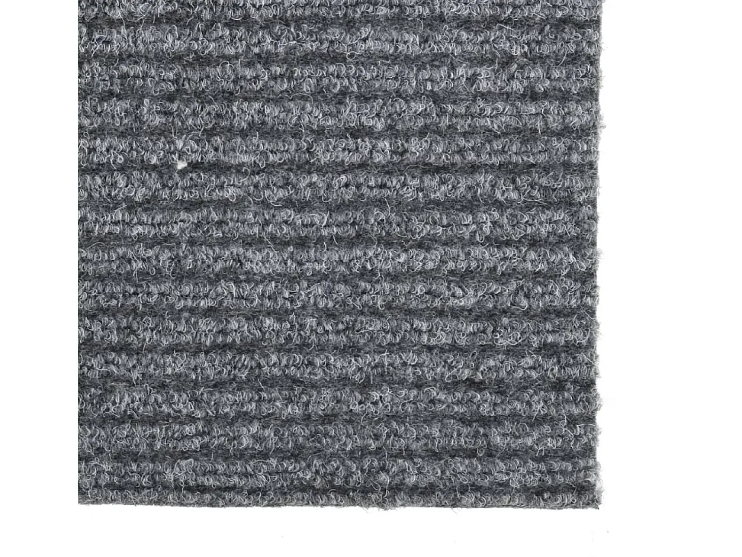 Alfombra de pasillo atrapa suciedad 100x300 cm gris