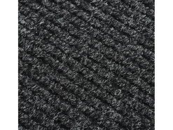 Alfombra de pasillo atrapa suciedad 100x250 cm gris antracita