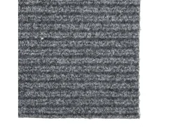 Alfombra de pasillo atrapa suciedad 100x400 cm gris