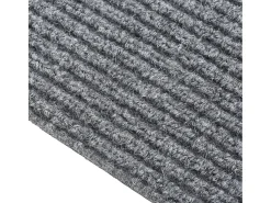 Alfombra de pasillo atrapa suciedad 100x400 cm gris