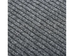 Alfombra de pasillo atrapa suciedad 100x400 cm gris