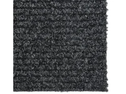 Alfombra de pasillo atrapa suciedad 100x450 cm gris antracita