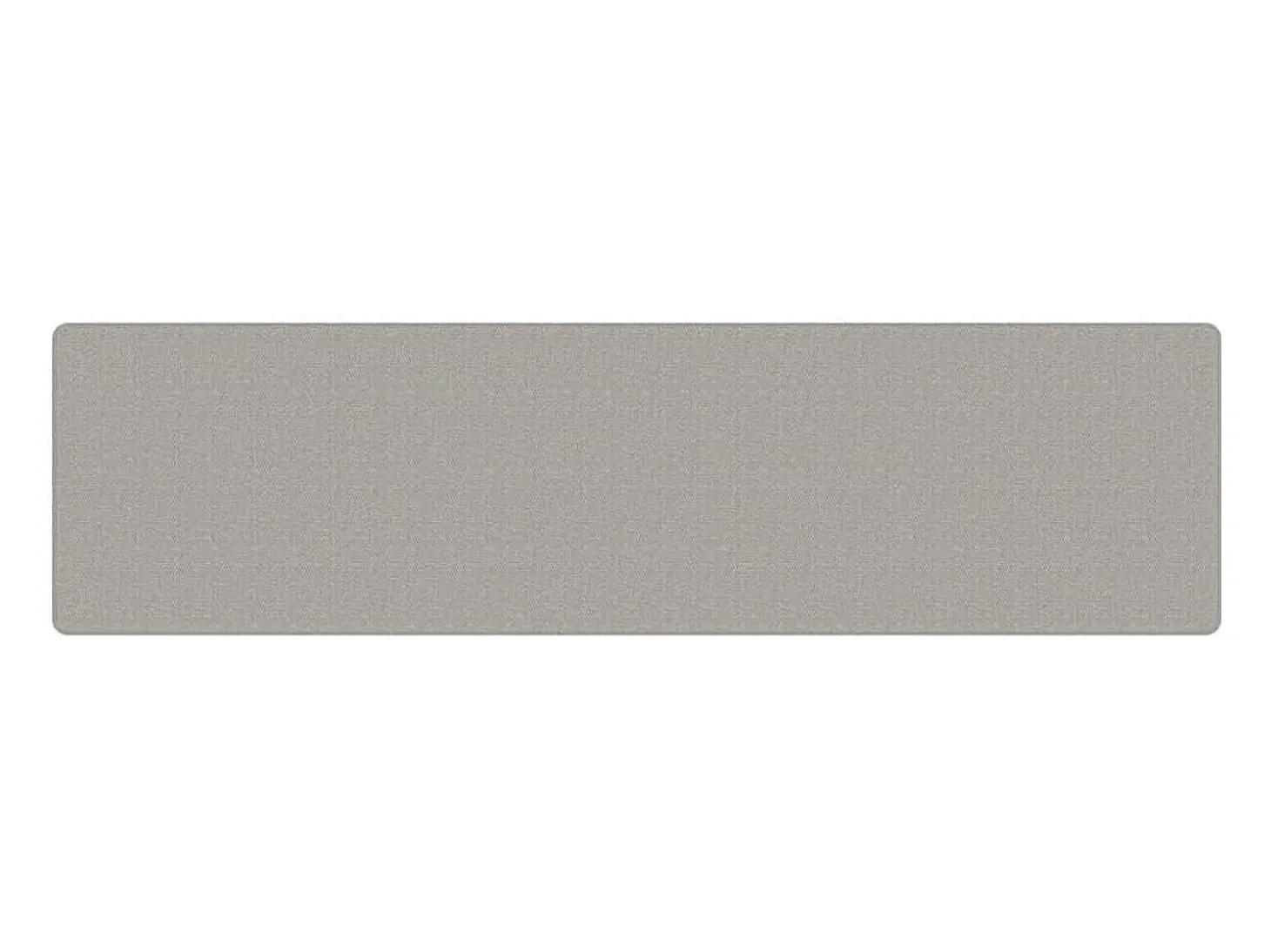 Alfombra de pasillo con aspecto de sisal color topo 80x300 cm