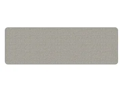 Alfombra de pasillo con aspecto de sisal color topo 50x150 cm