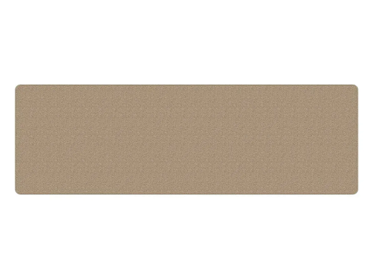 Alfombra de pasillo efecto sisal arena 80x250 cm