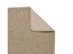 Alfombra de pasillo efecto sisal arena 50x200 cm