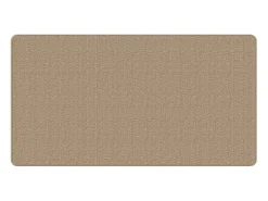 Alfombra de pasillo efecto sisal arena 80x150 cm