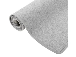 Alfombra de pasillo gris claro 80x250 cm