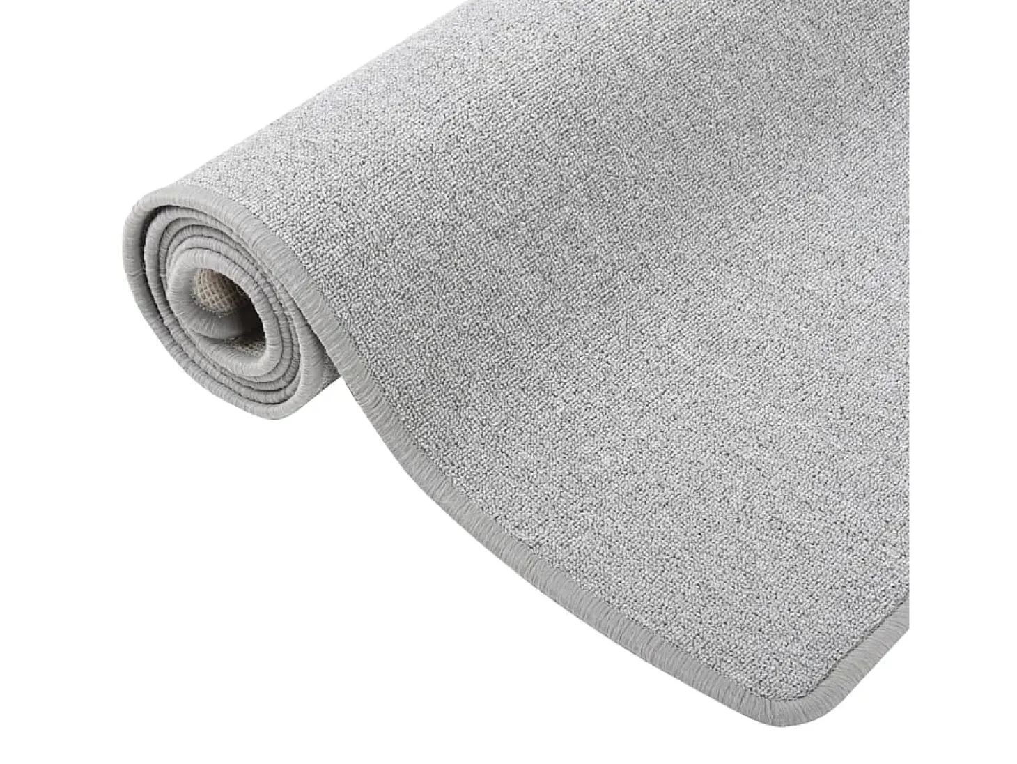 Alfombra de pasillo gris claro 50x300 cm