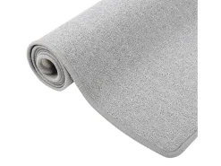 Alfombra de pasillo gris claro 80x200 cm