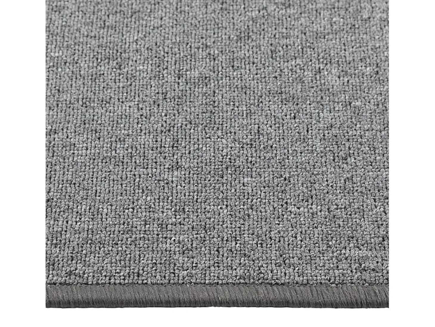 Alfombra de pasillo gris oscuro 80x300 cm