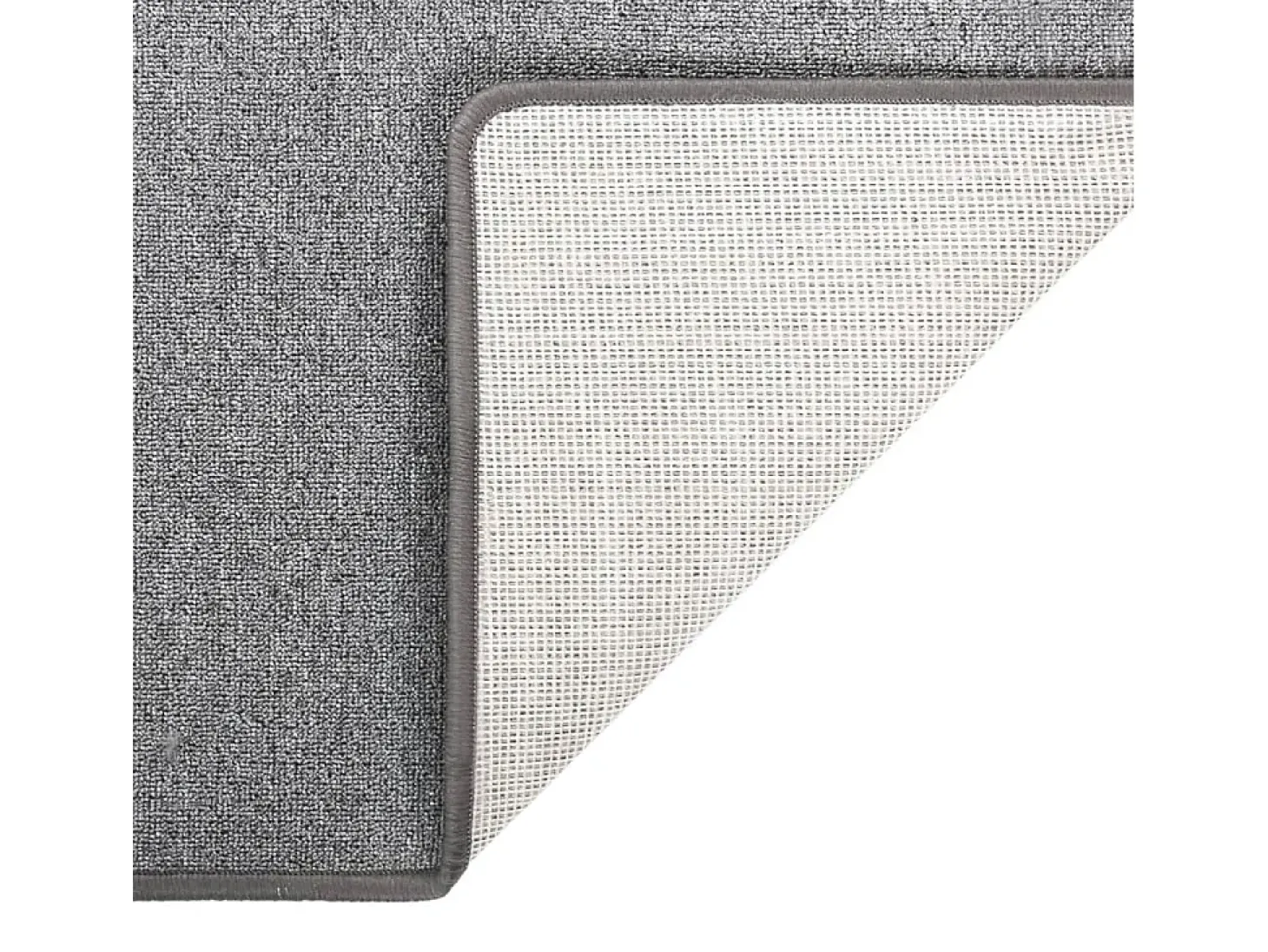 Alfombra de pasillo gris oscuro 80x300 cm
