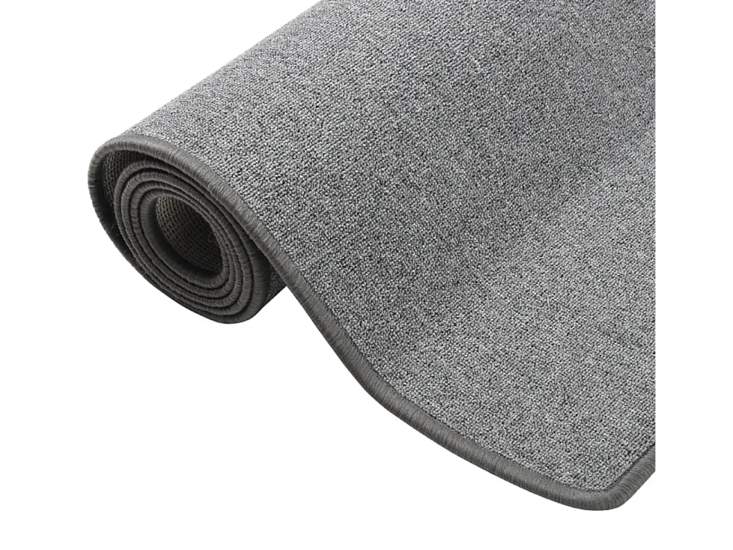 Alfombra de pasillo gris oscuro 80x300 cm