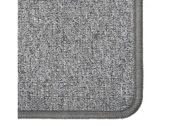 Alfombra de pasillo gris oscuro 80x200 cm