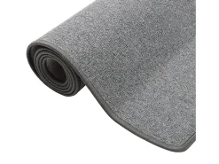 Alfombra de pasillo gris oscuro 80x200 cm