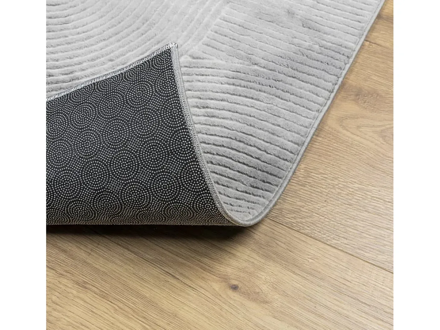 Alfombra de pelo corto IZA estilo escandinavo gris 160x230 cm