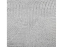 Alfombra de pelo corto IZA estilo escandinavo gris Ø 160 cm