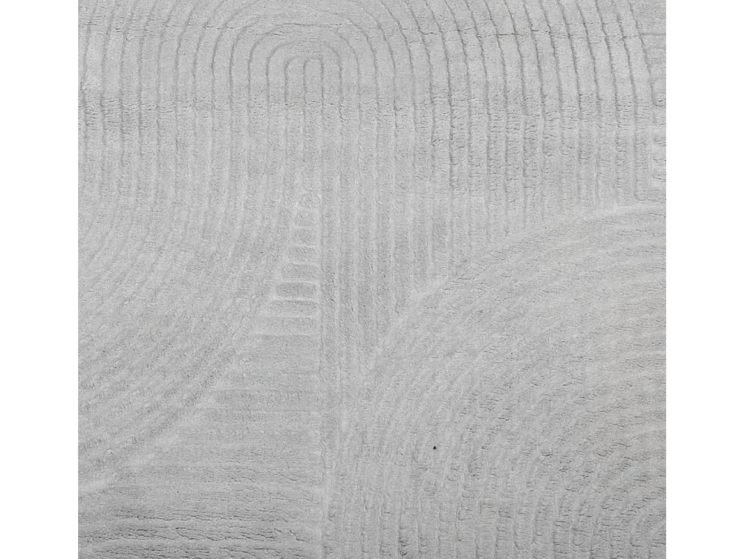 Alfombra de pelo corto IZA estilo escandinavo gris Ø 160 cm