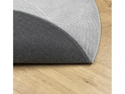 Alfombra de pelo corto IZA estilo escandinavo gris Ø 160 cm