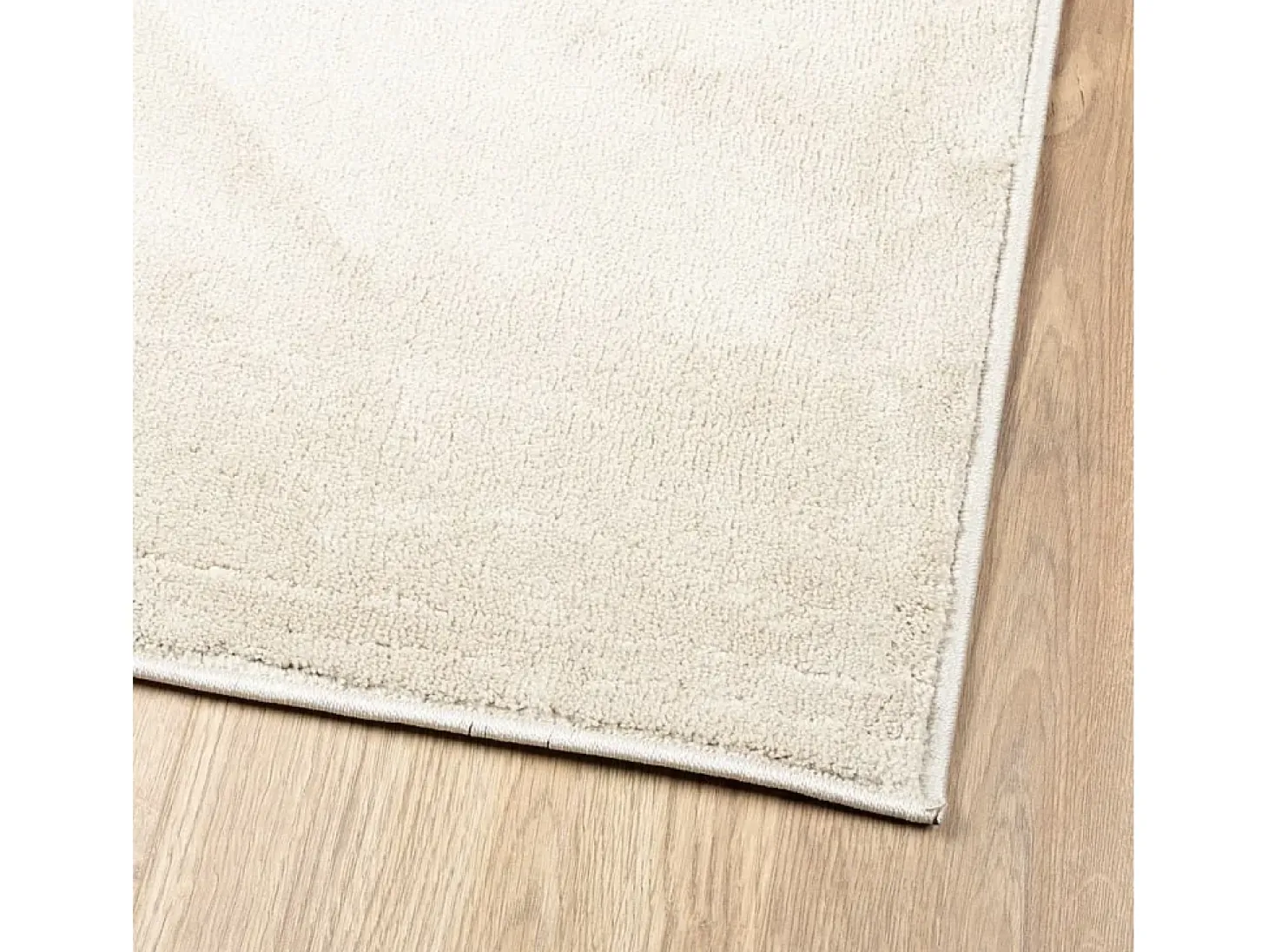 Alfombra de pelo corto OVIEDO beige 200x200 cm