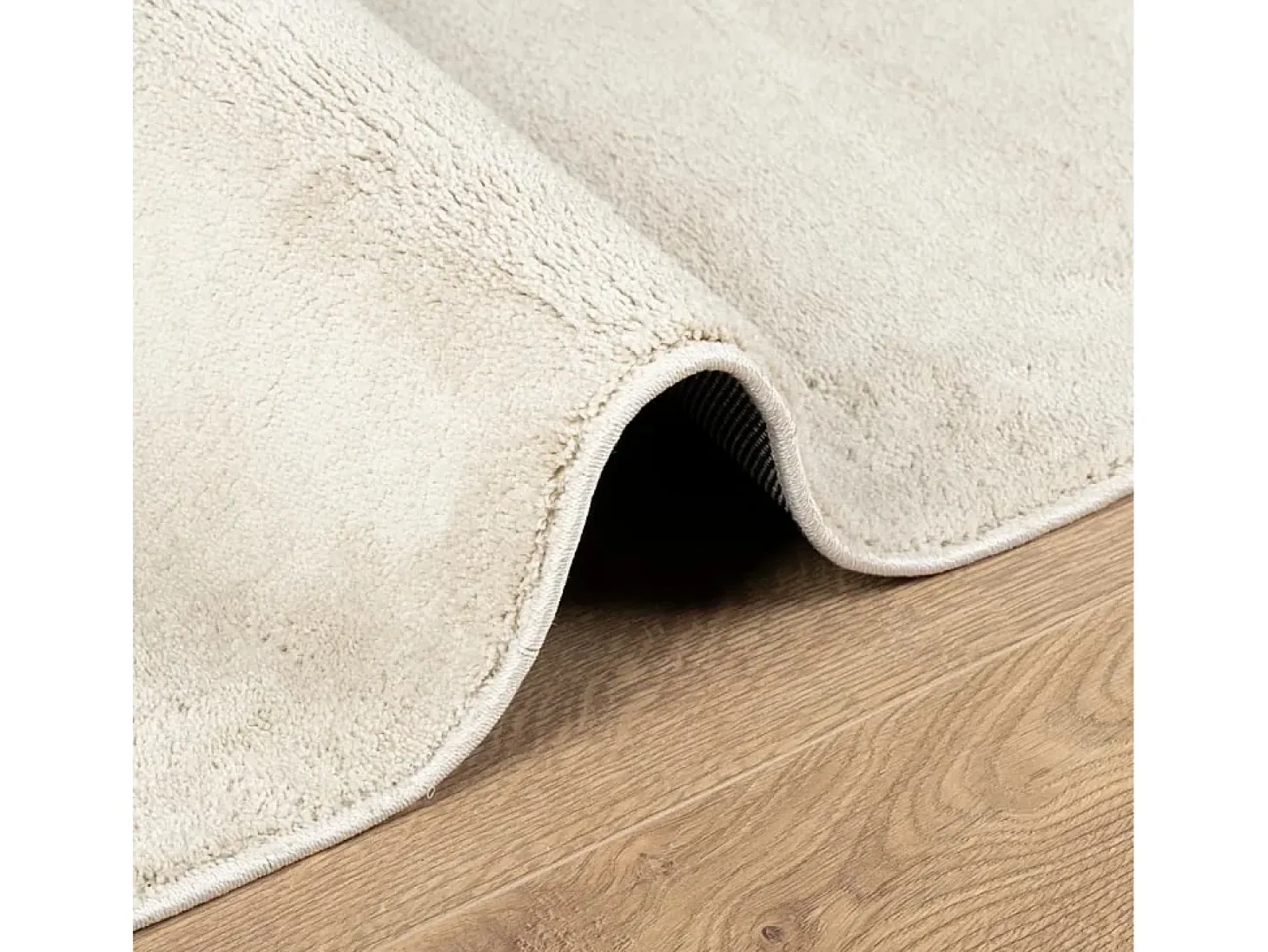 Alfombra de pelo corto OVIEDO beige 200x200 cm
