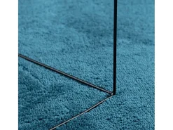 Alfombra de pelo corto OVIEDO turquesa Ø 160 cm
