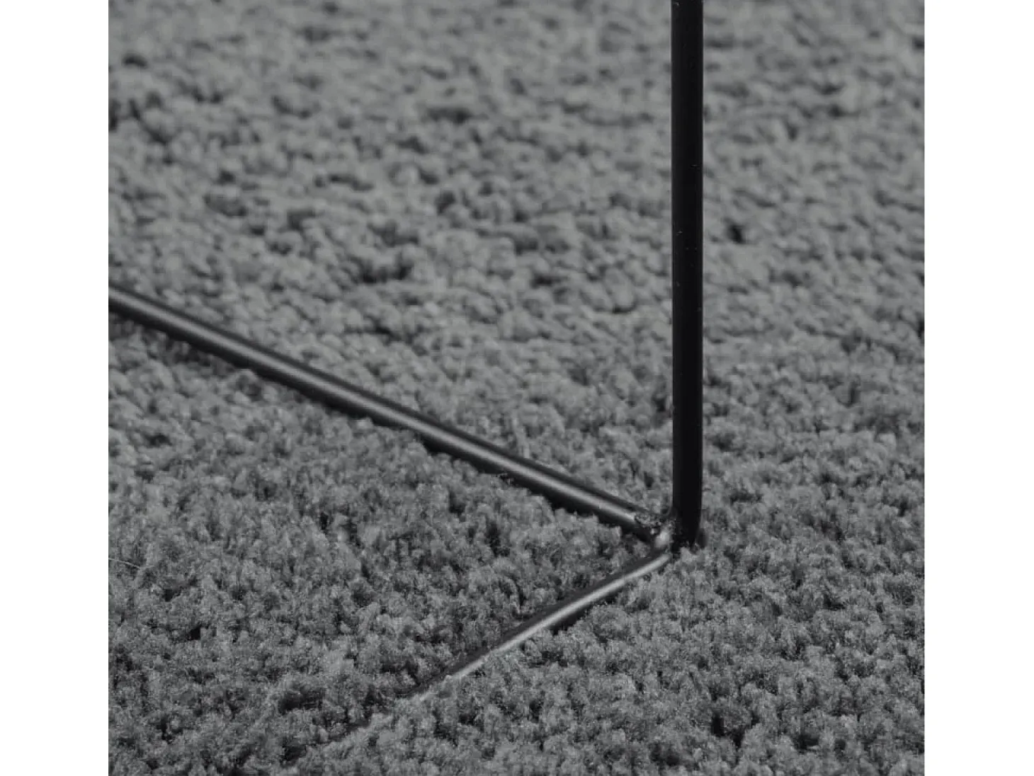 Alfombra de pelo corto OVIEDO antracita 160x230 cm