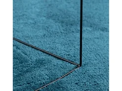 Alfombra de pelo corto OVIEDO turquesa 200x200 cm