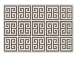 Alfombra de pelo corto para interior y exterior, 160 x 230 cm, antideslizante.