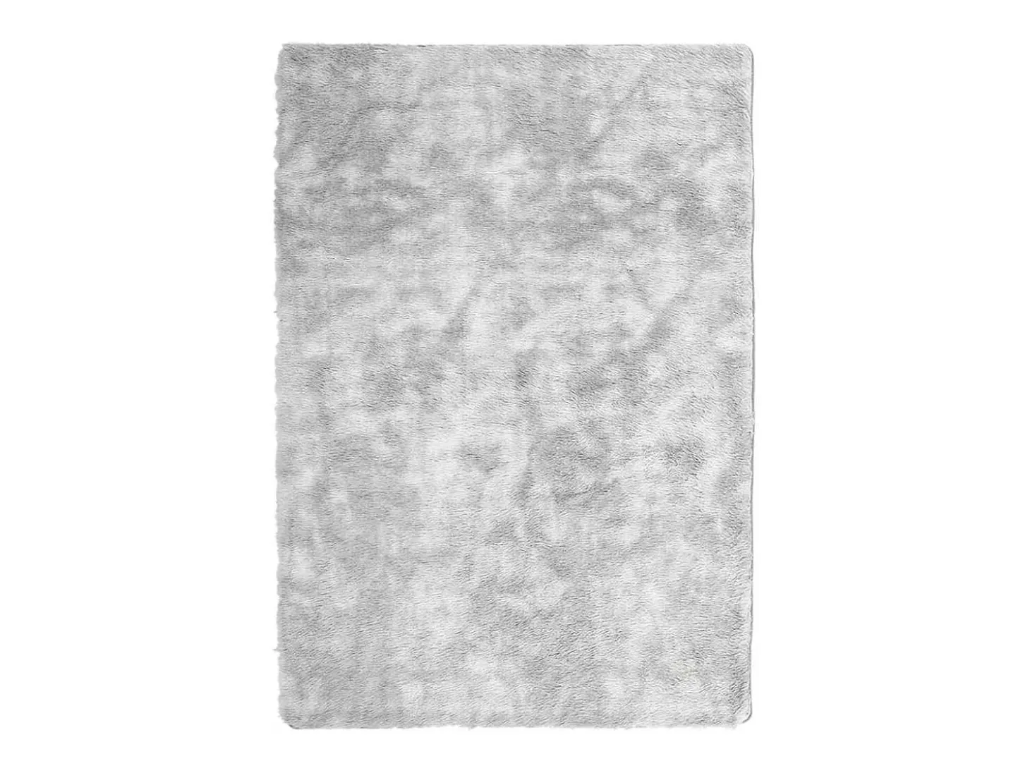 Alfombra de pelo largo gris plata NAVARRA 160x230 cm