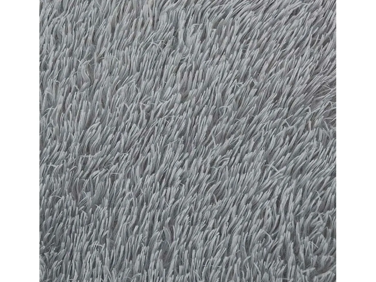 Alfombra de pelo largo NAVARRA gris claro 160x160 cm