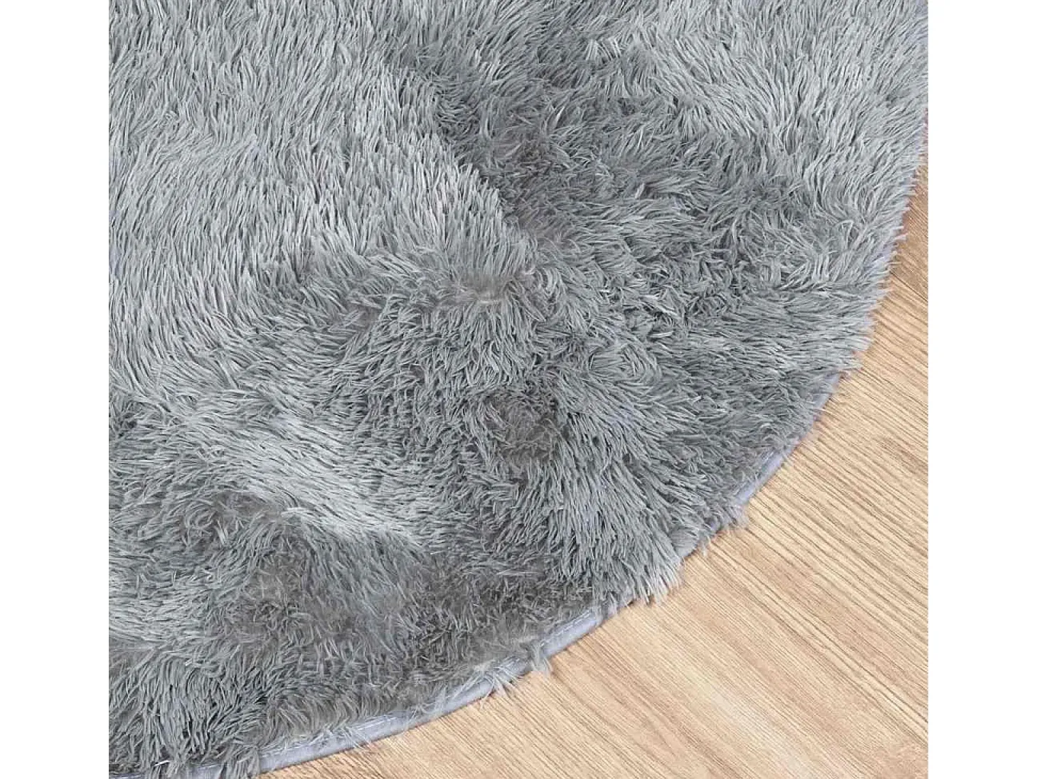 Alfombra de pelo largo NAVARRA gris claro 160x160 cm