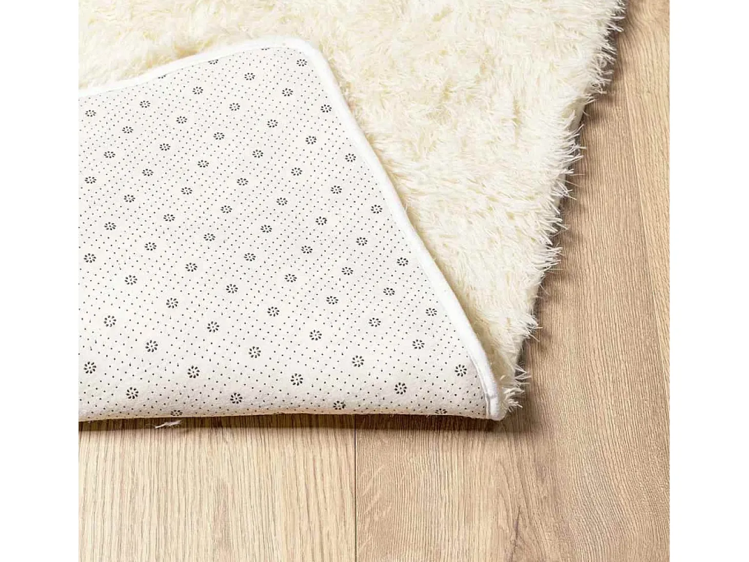 Alfombra de pelo largo NAVARRA crema 120x170 cm poliéster