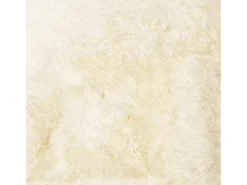Alfombra de pelo largo NAVARRA color crema 160x160 cm poliéster