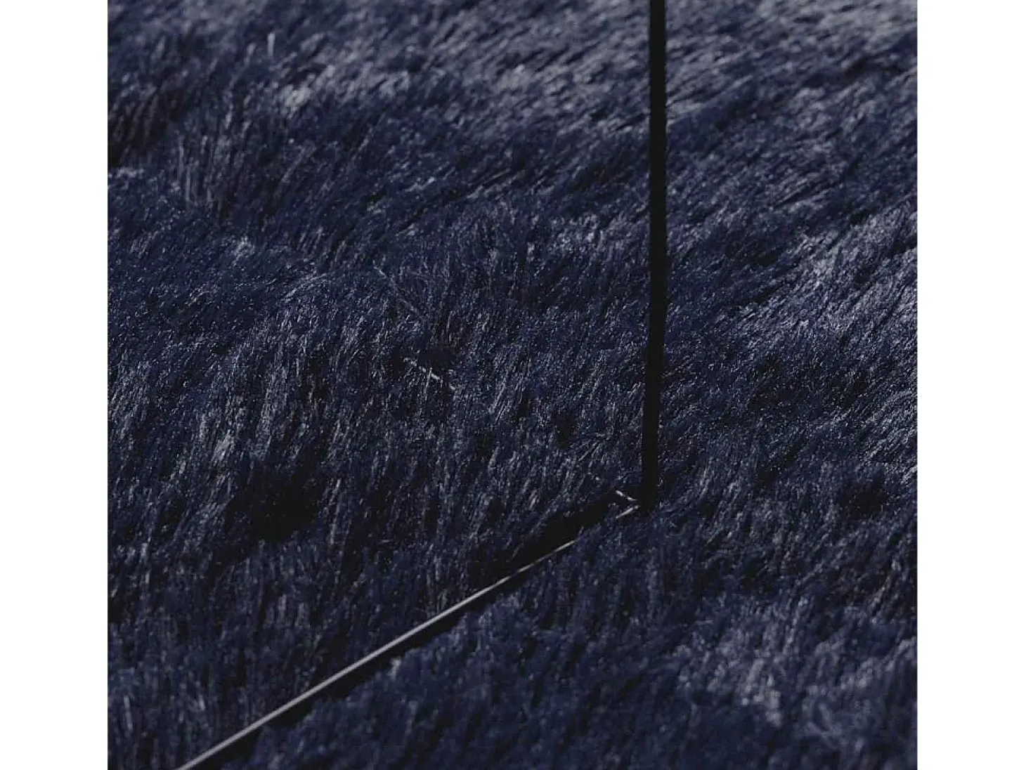 Alfombra de pelo largo NAVARRA azul marino 240x340 cm