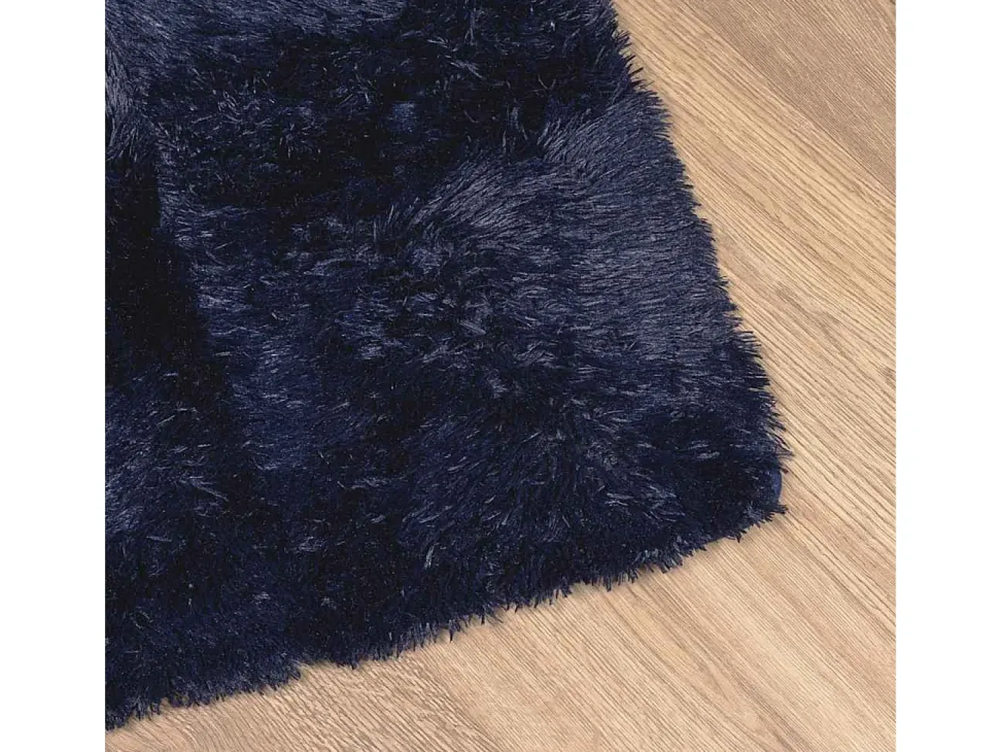 Alfombra de pelo largo NAVARRA azul marino 240x340 cm