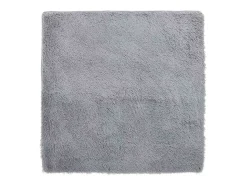 Alfombra de pelo largo NAVARRA gris claro 160x160 cm