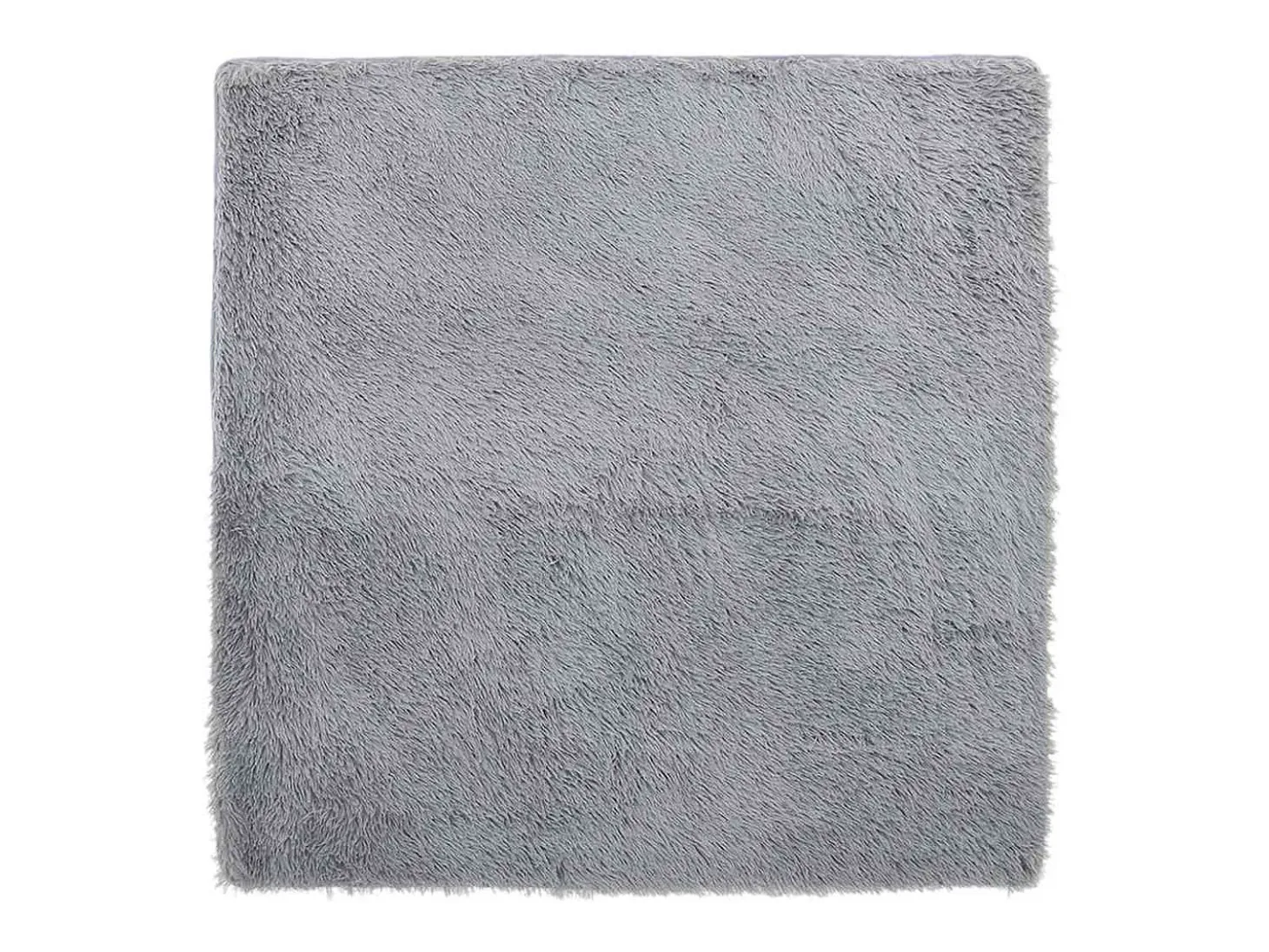 Alfombra de pelo largo NAVARRA gris claro 160x160 cm