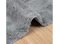 Alfombra de pelo largo NAVARRA gris claro 160x230 cm