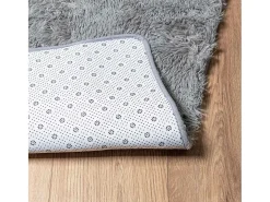 Alfombra de pelo largo NAVARRA gris claro 160x230 cm