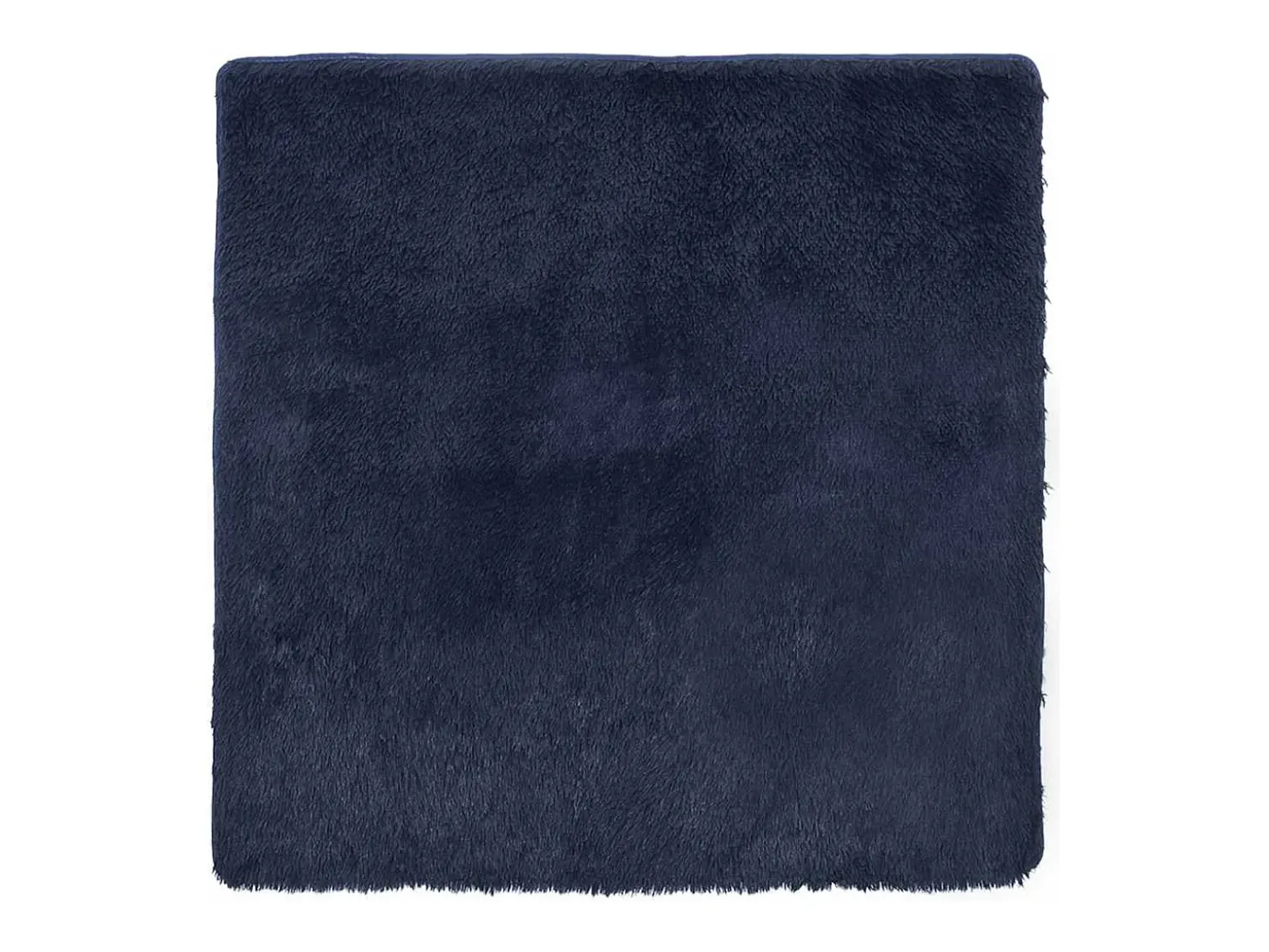 Alfombra de pelo largo NAVARRA azul marino 120x120 cm