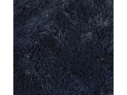 Alfombra de pelo largo NAVARRA azul marino 120x120 cm